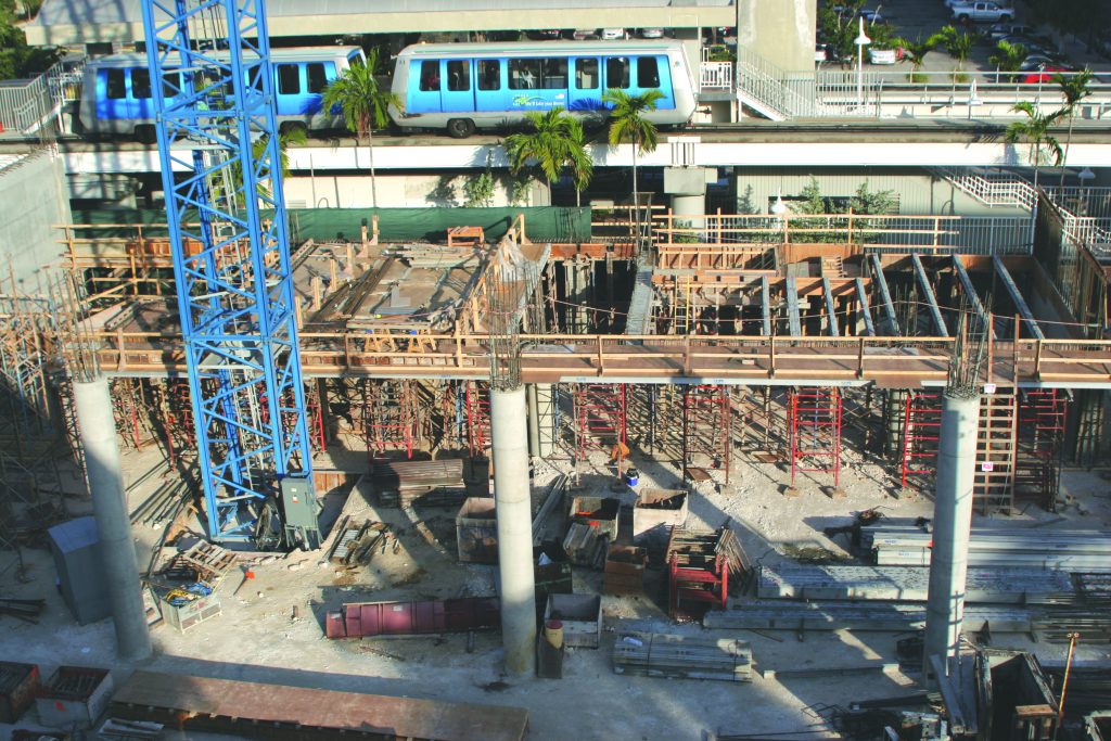 Construction site at Wolfson Campus.