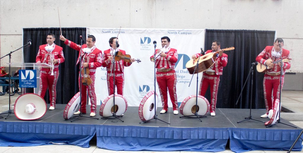 Mariachi performing at North Campus.