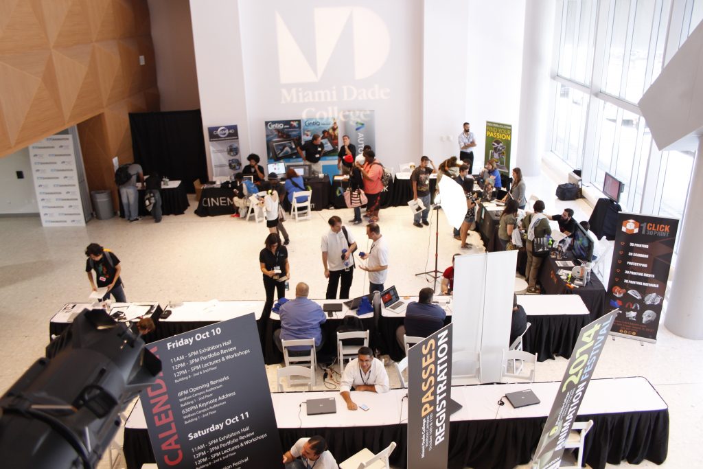 Students, faculty and others at The MIA Animation Conference & Festival.