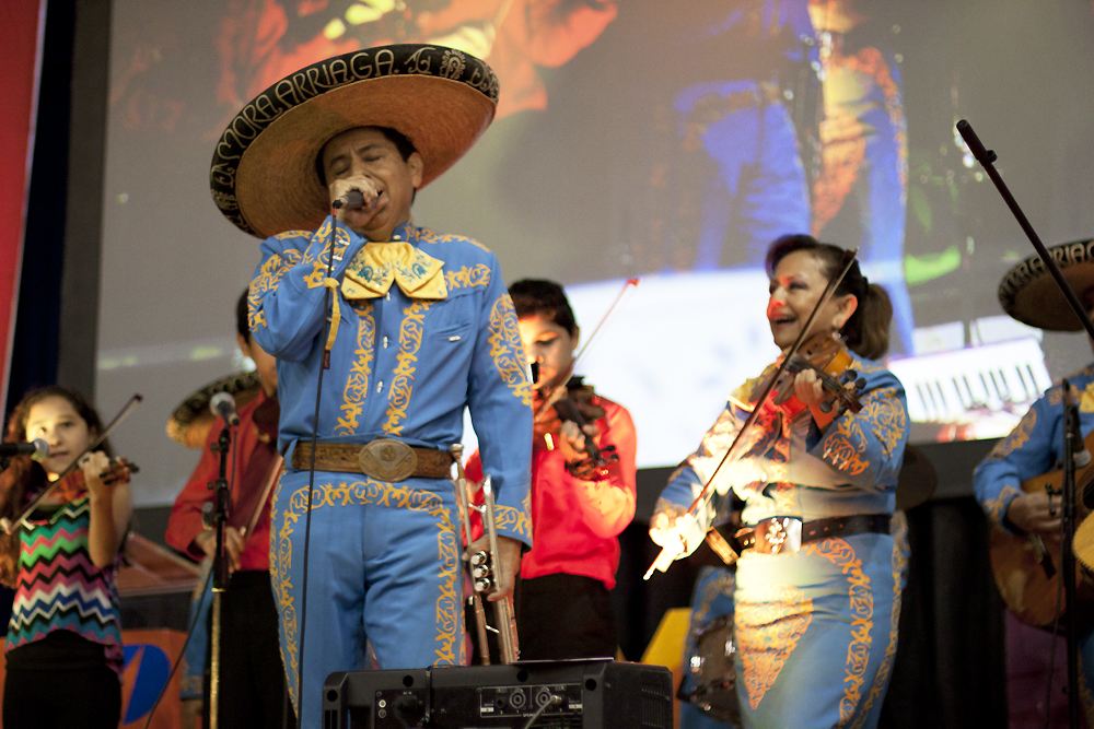 Mariachi group performing at Kendall Campus.