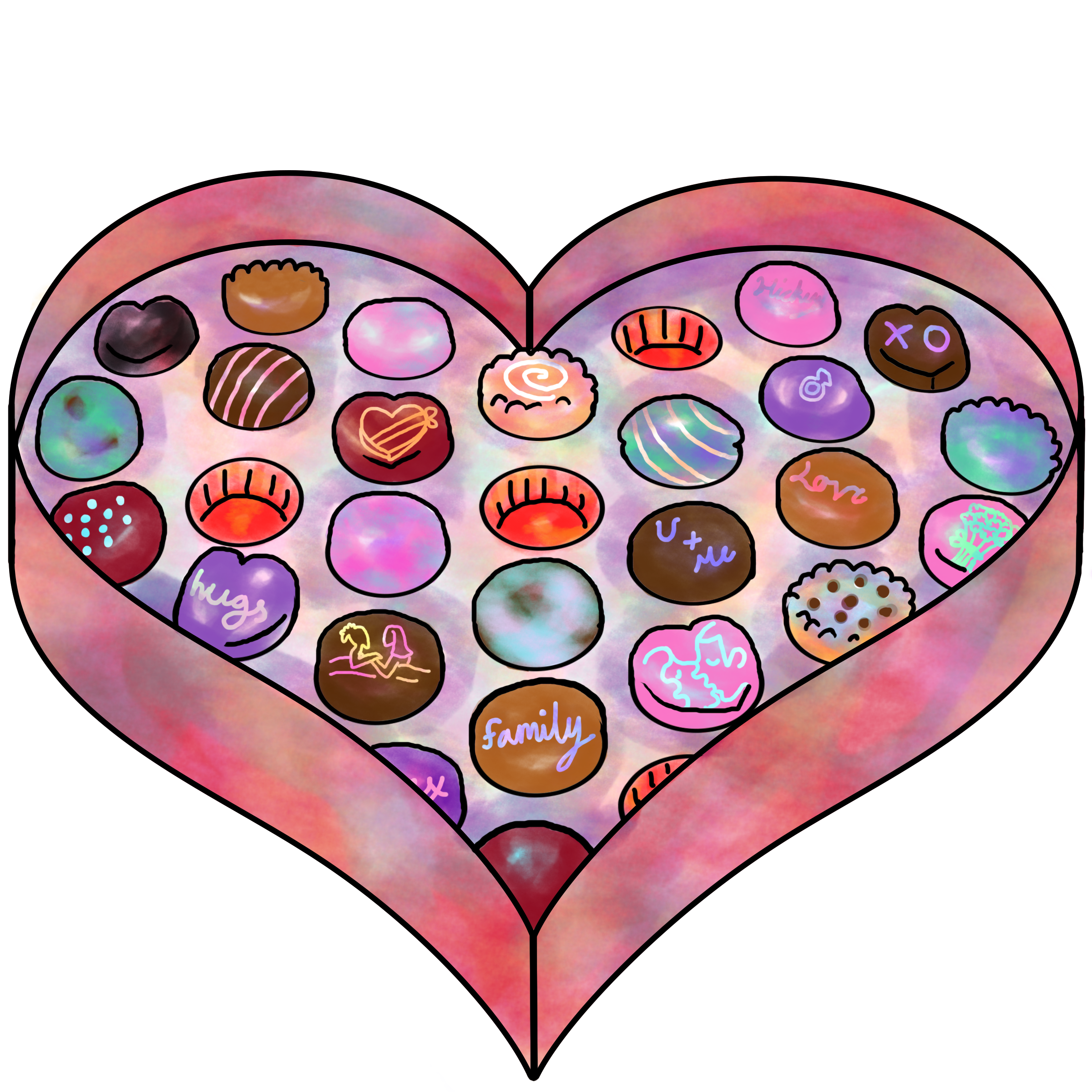 Love illustration by Karla Buergo.