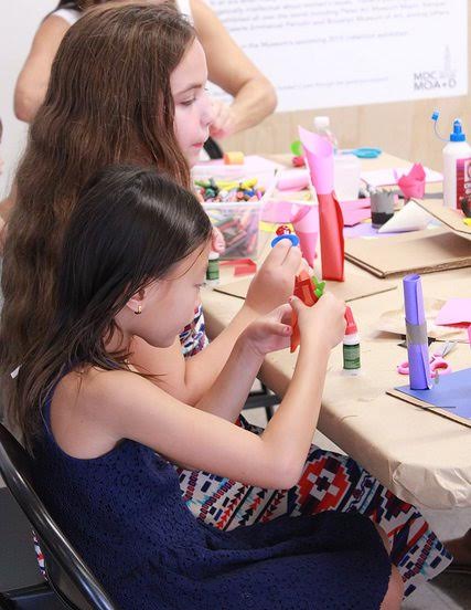 Photo of children participating in GO GO MOAD.