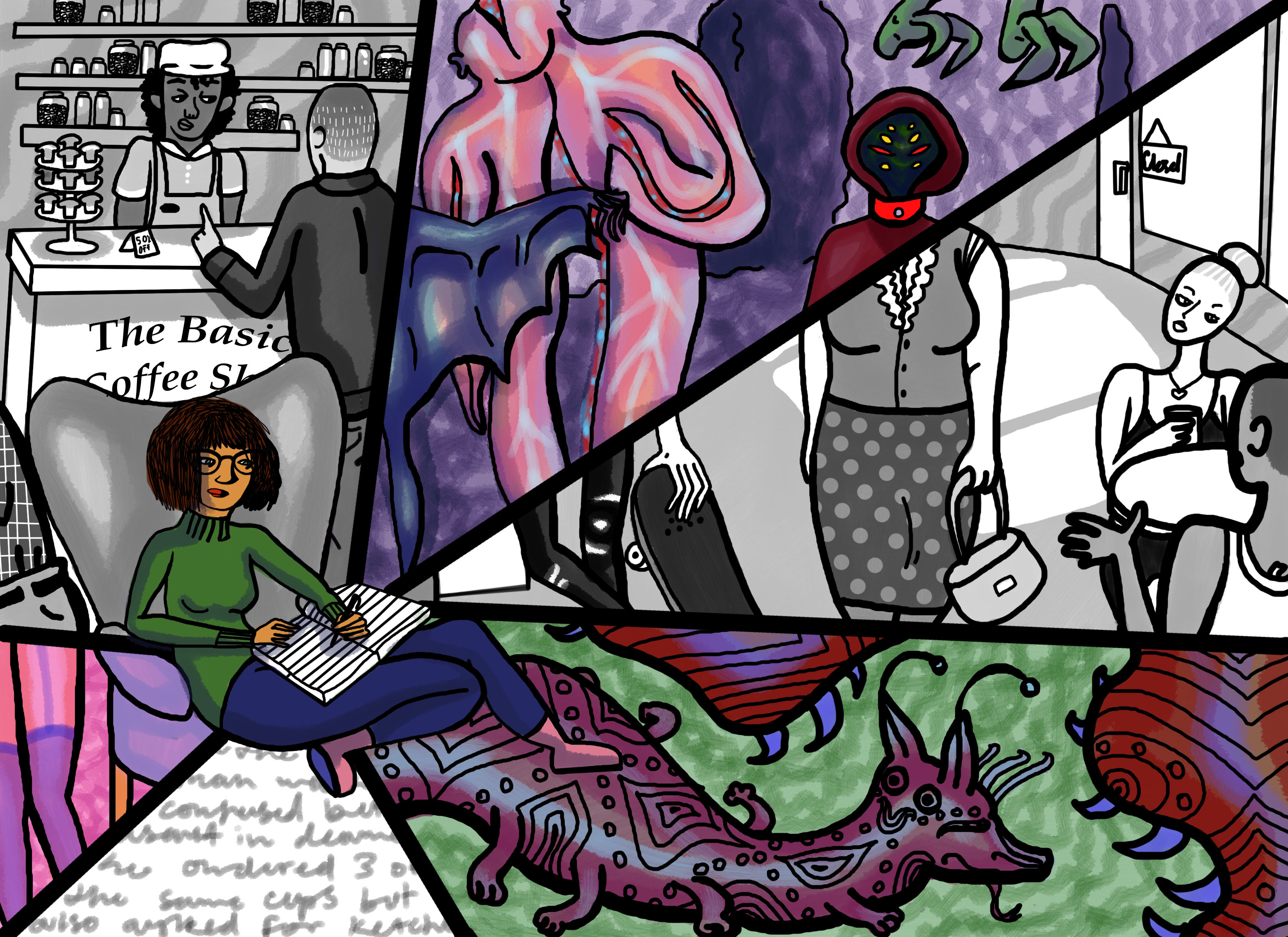 Writing illustration by Karla Buergo.