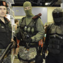 Cosplayers dressed as characters from G.I. Joe.