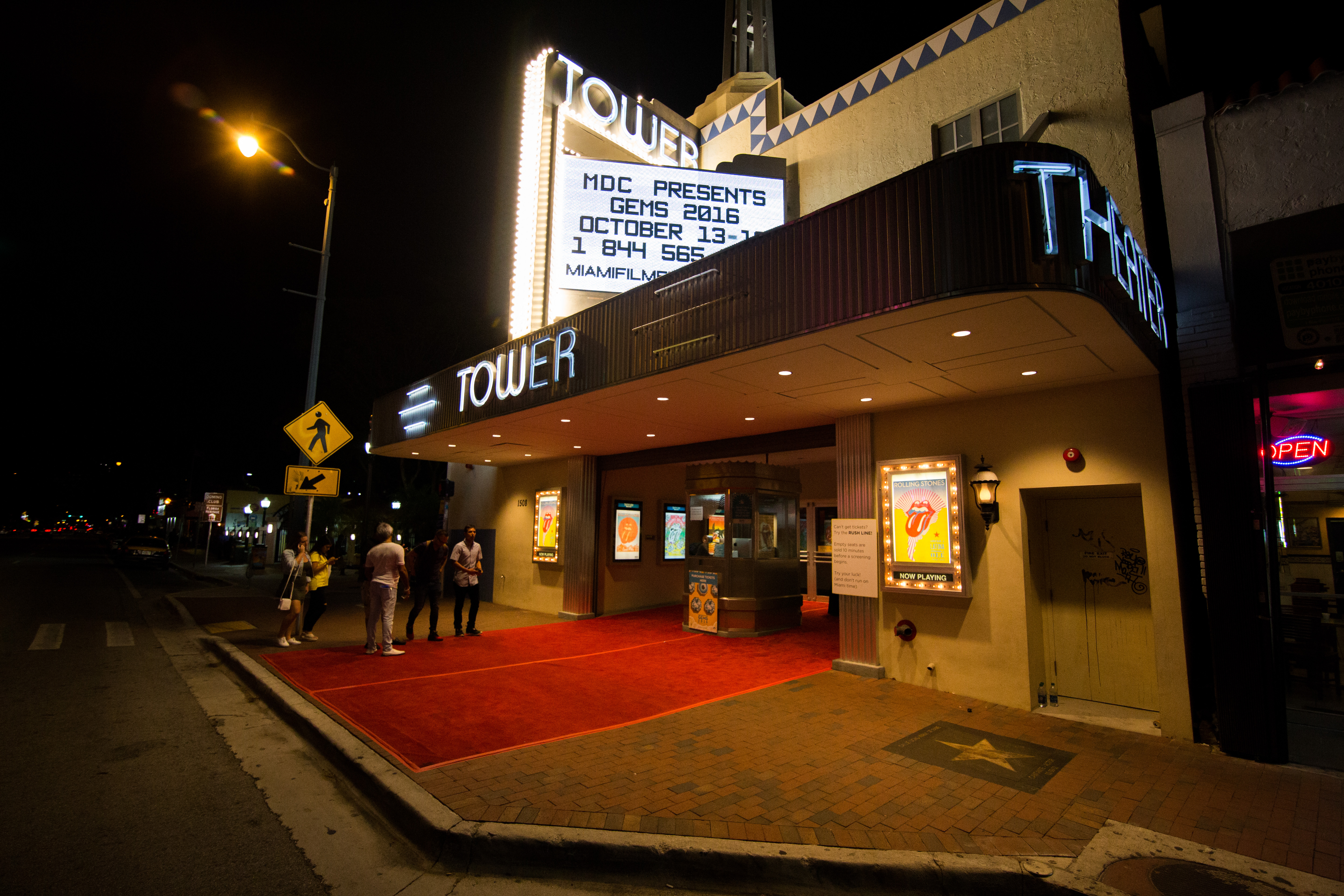 Entrance to the Tower Theatre.