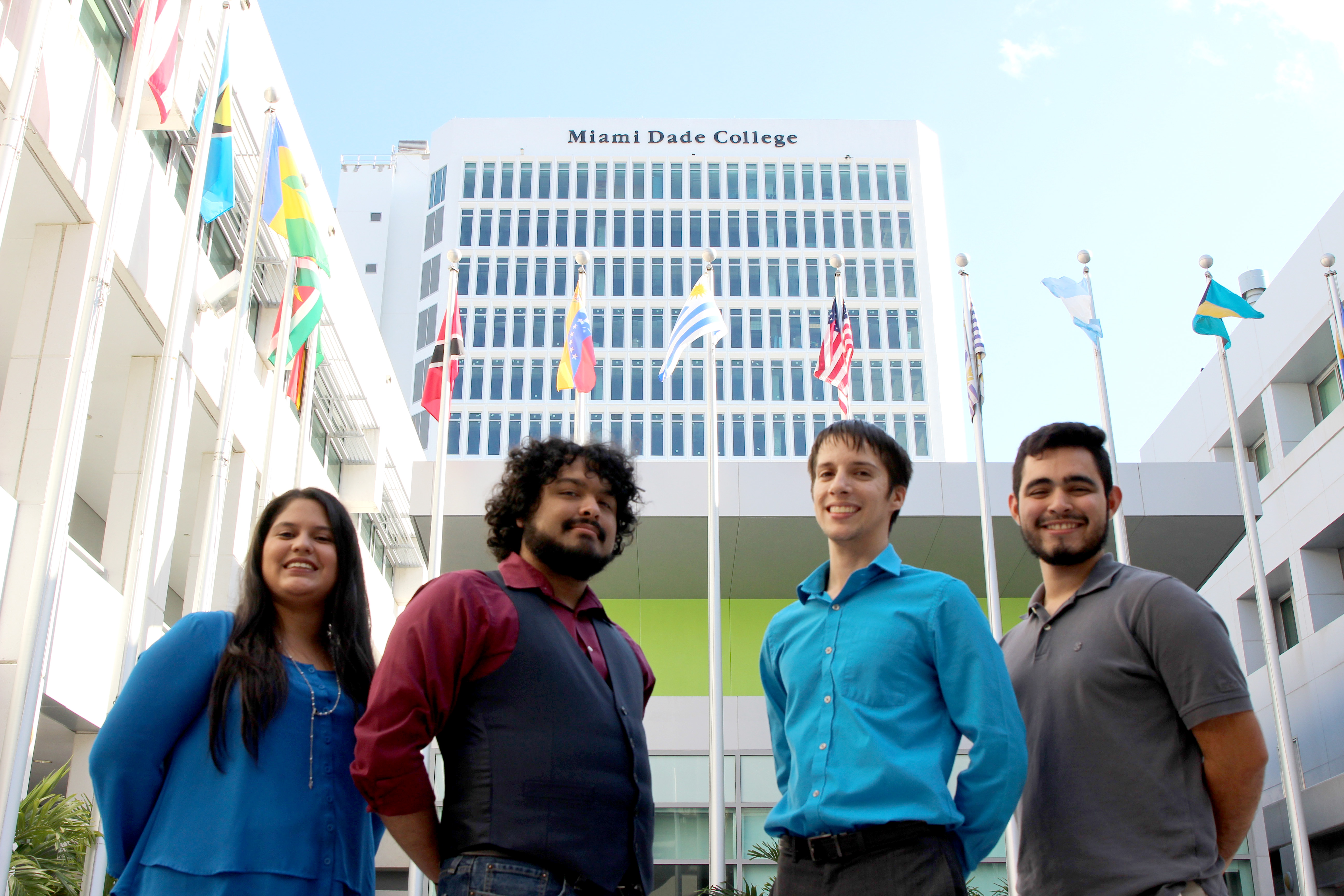 DACA students posing for the camera.