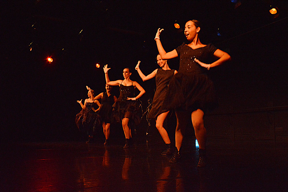 Dancers performing at Wolfson Campus.