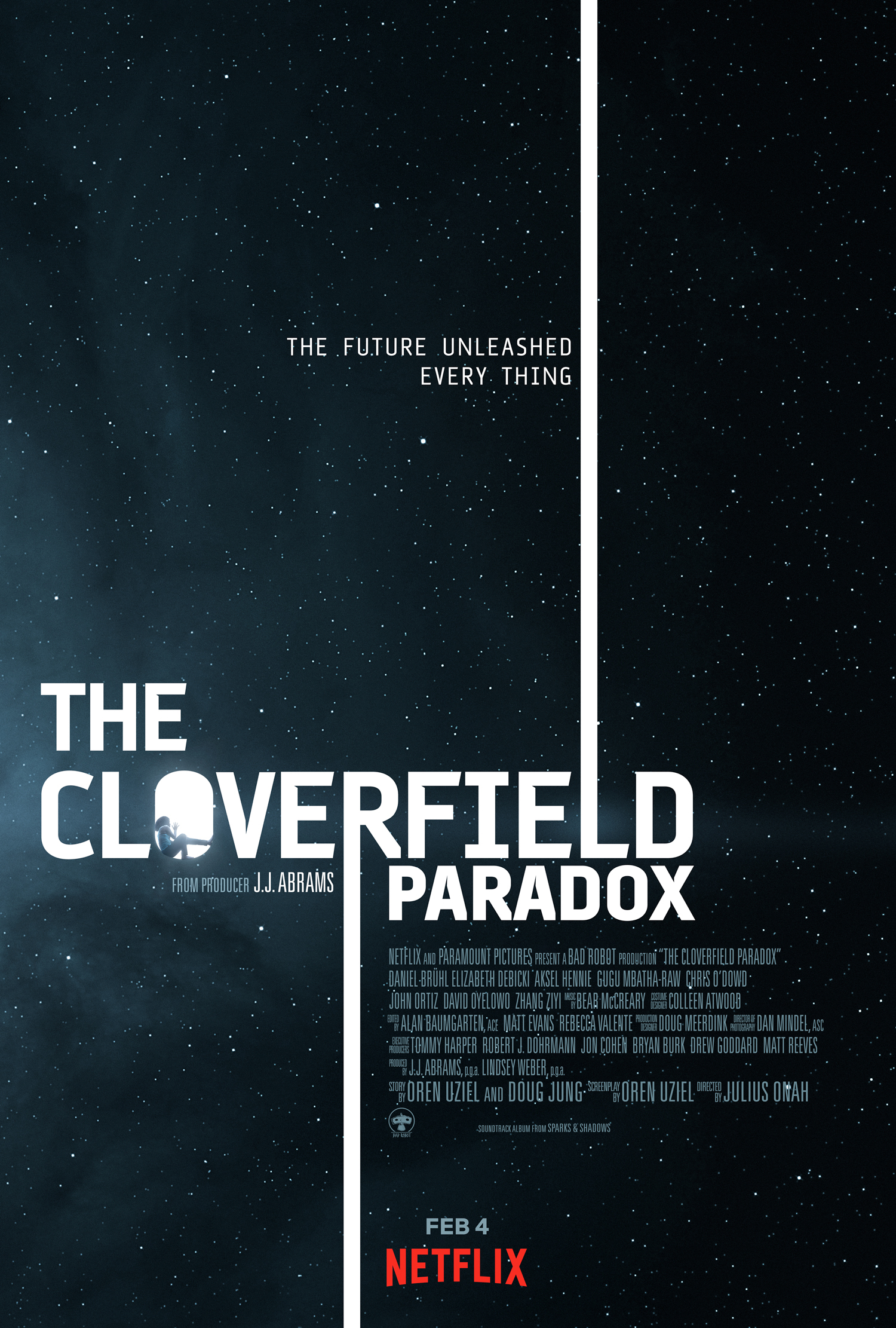 Poster for The Cloverfield Paradox.