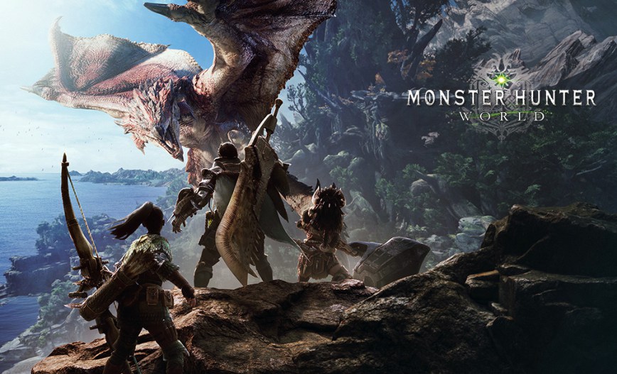 Promotional image for Monster Hunter World.