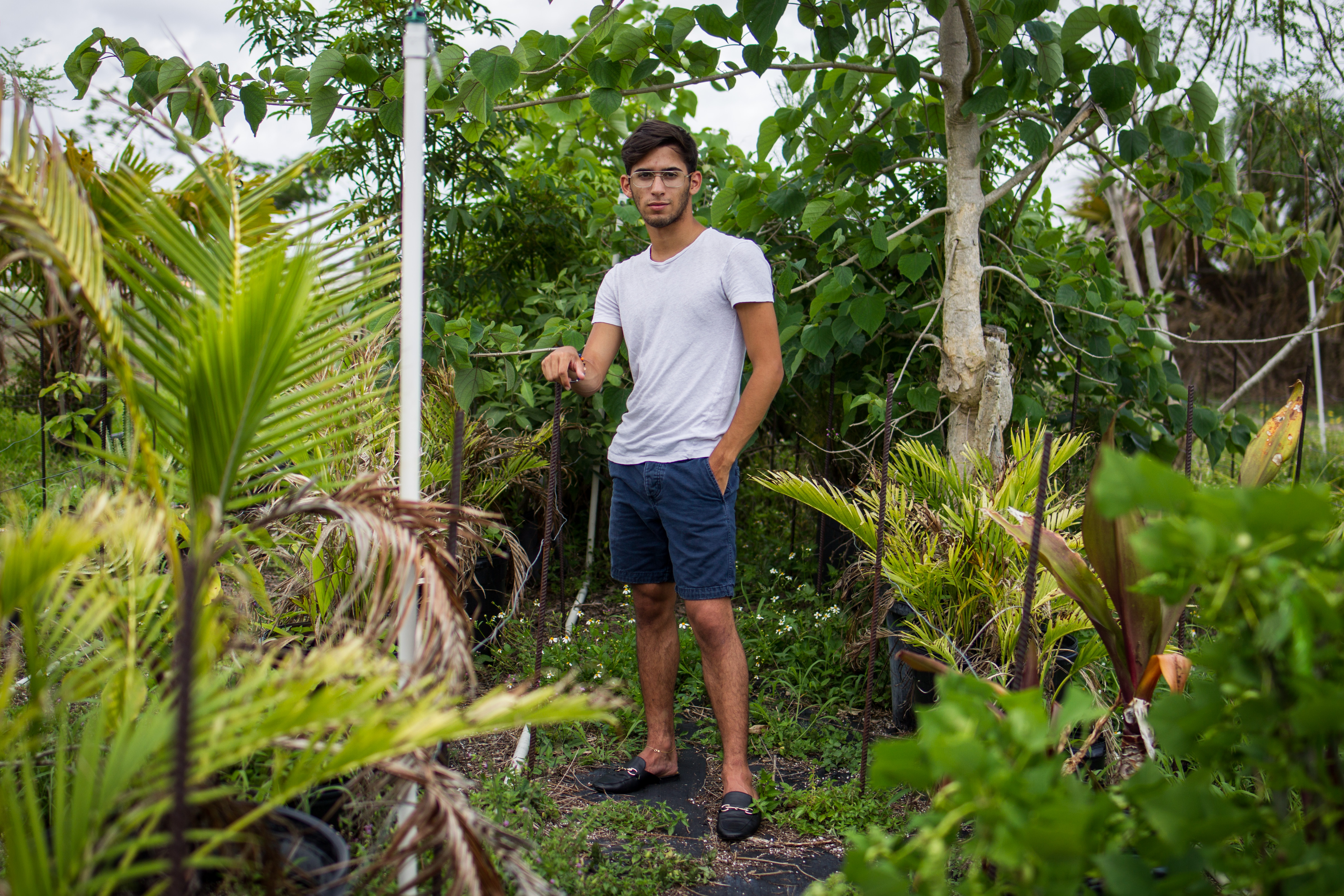Christian Acevedo posing for the camera.