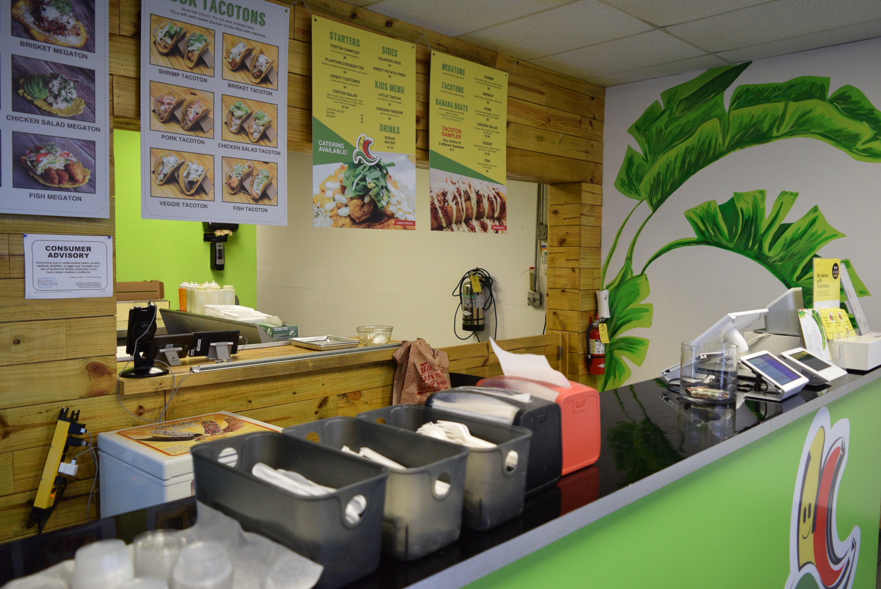 Inside Crazy Toston.