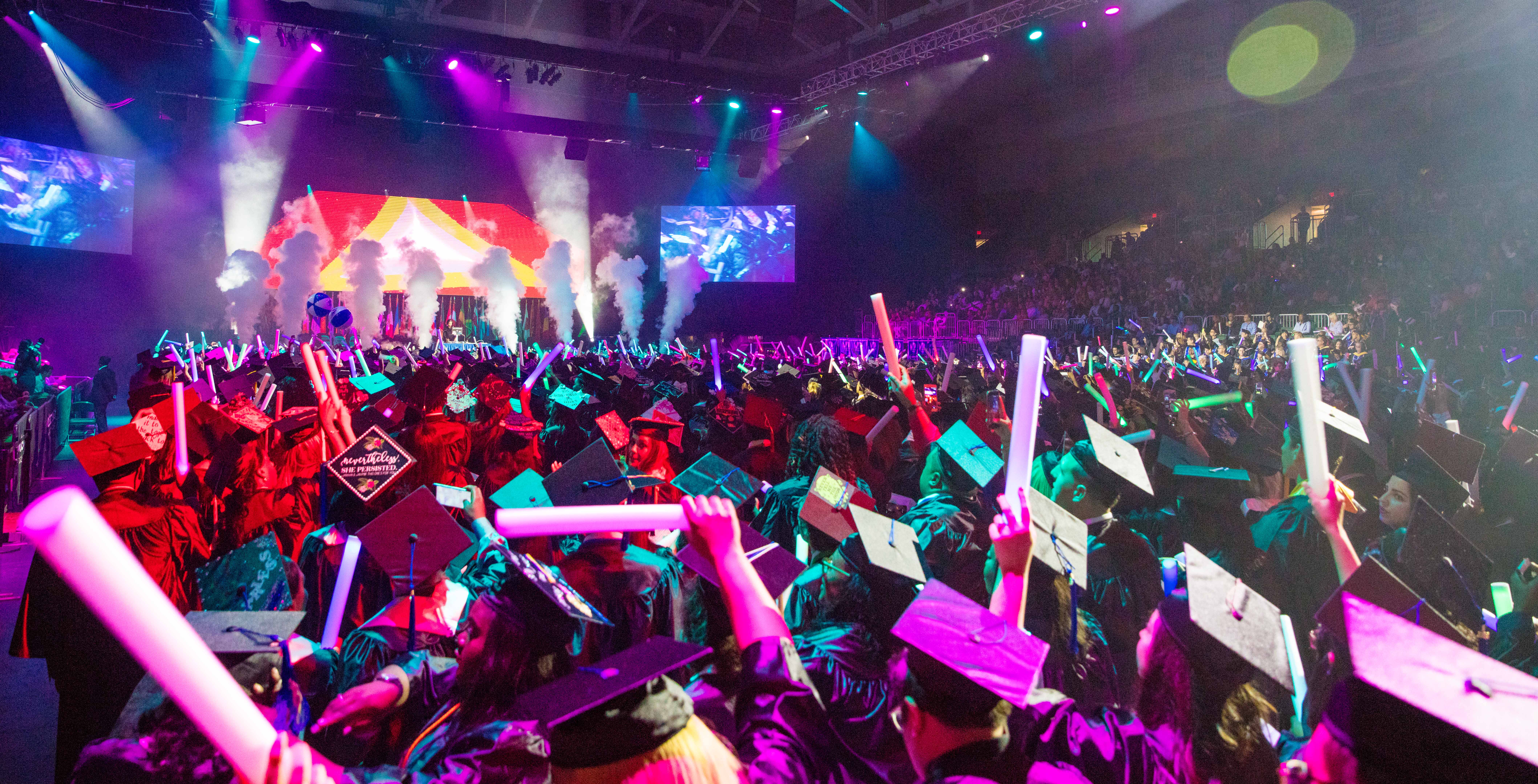 Image from of the commencement ceremonies.