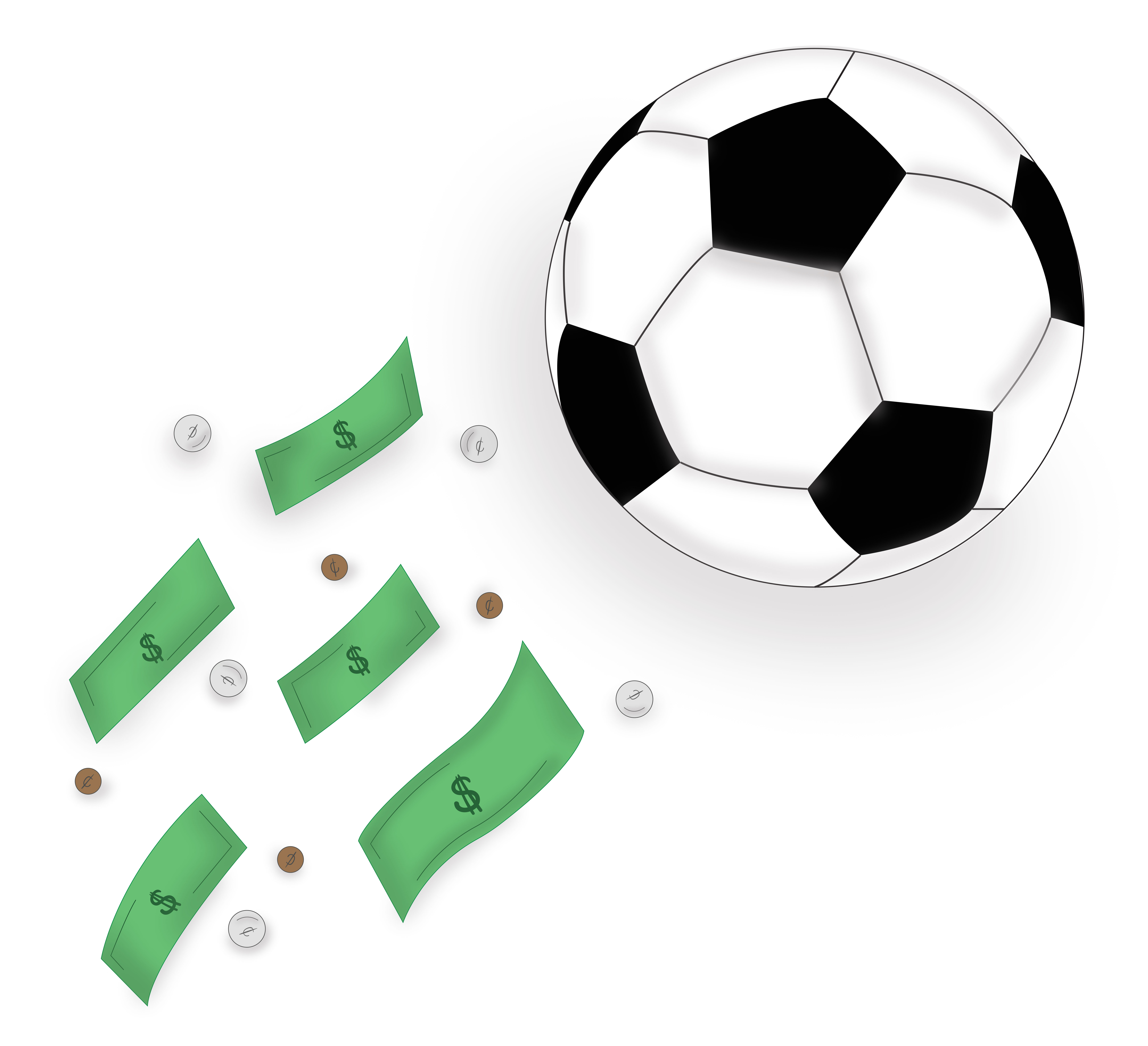 Soccer stadium illustration by Kaley Peniche.