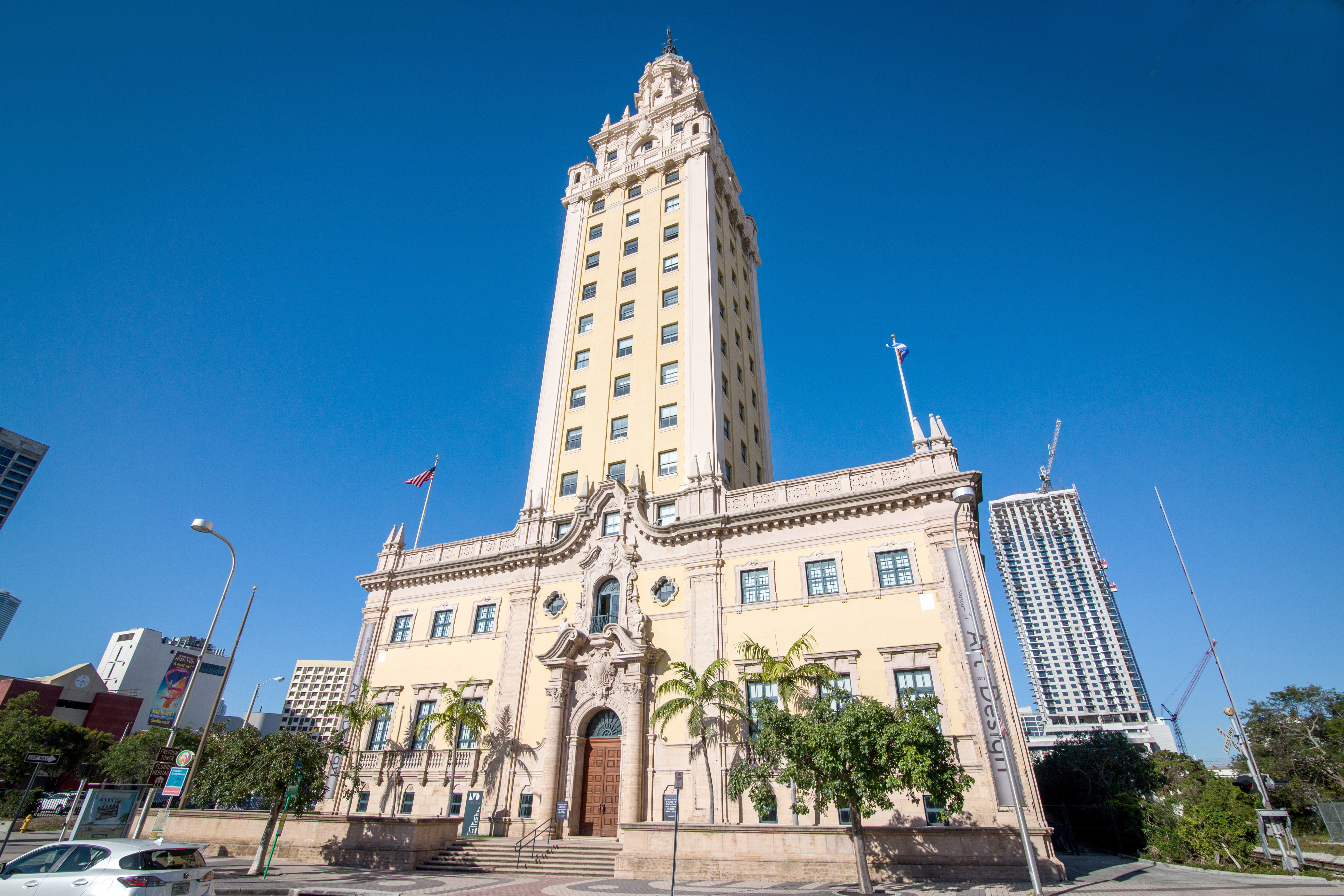 Photo of the Freedom Tower in downtown Miami.