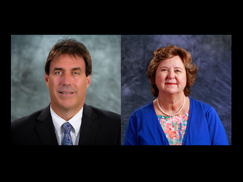 Headshots of the new president and dean of Medical Campus.