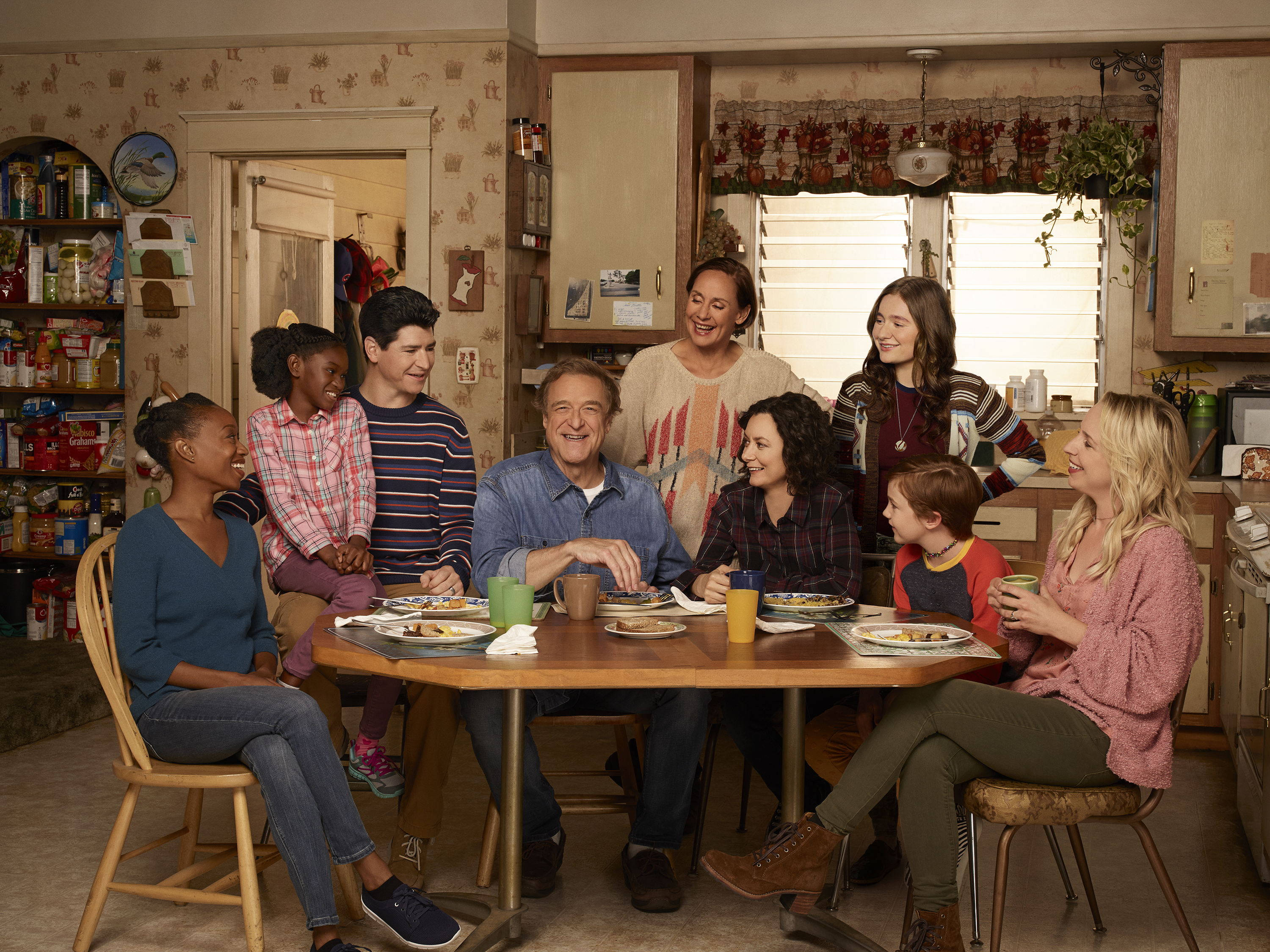 Promotional image for the show The Connors, one of many television revivals.