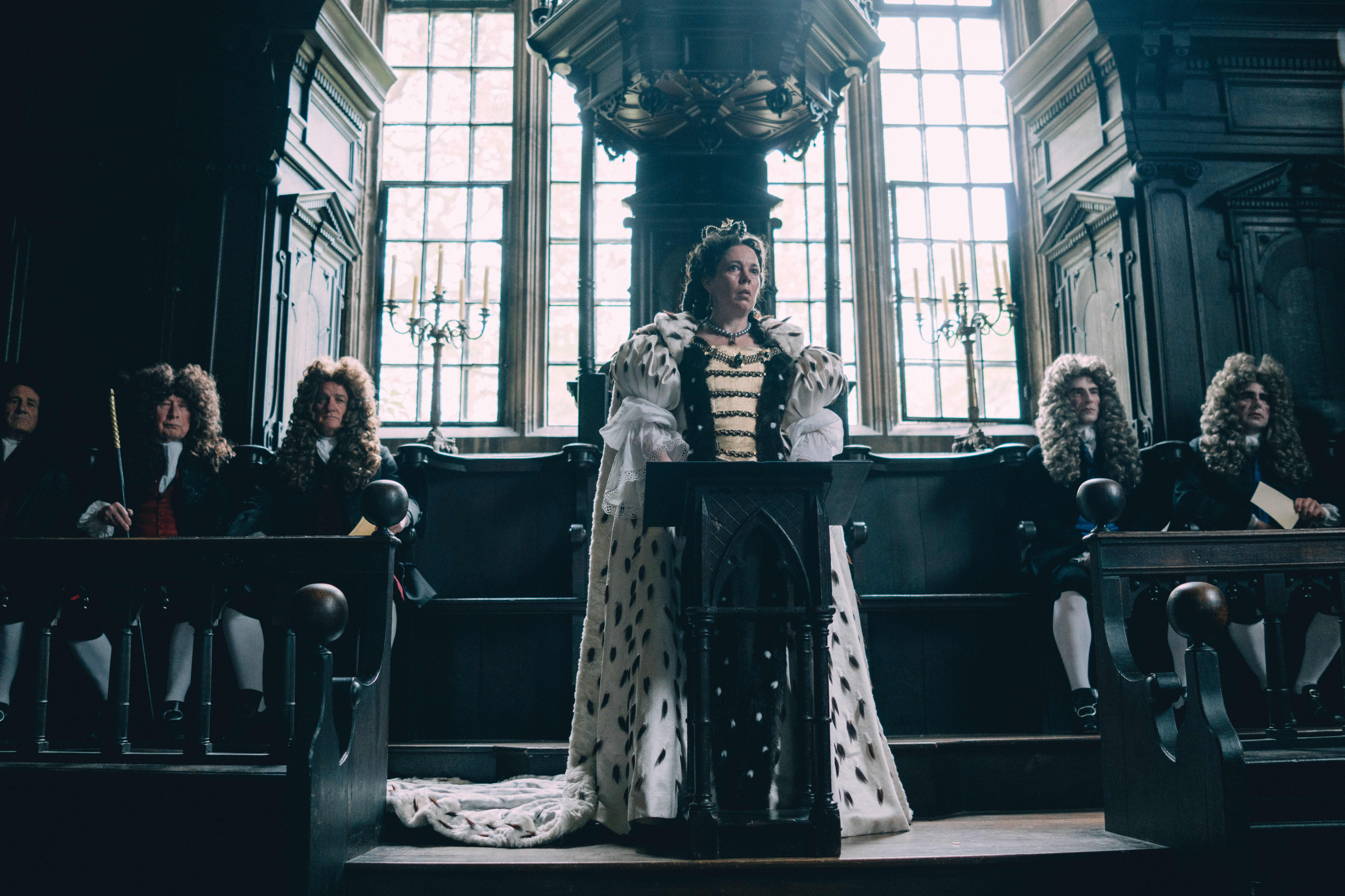 Scene from the movie The Favourite.