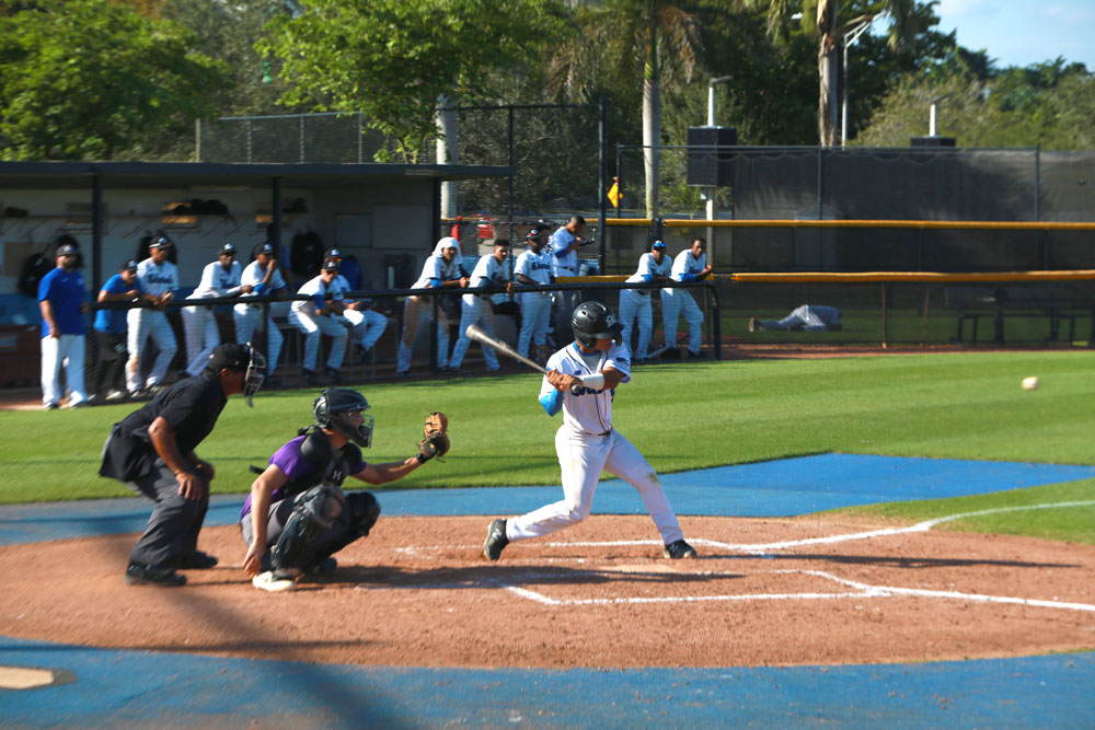 MDC Sharks on the field against ASA College.