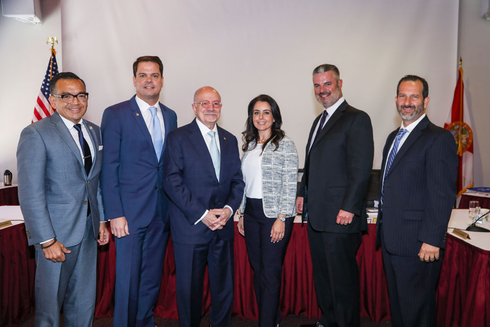 New members of the board of trustees.