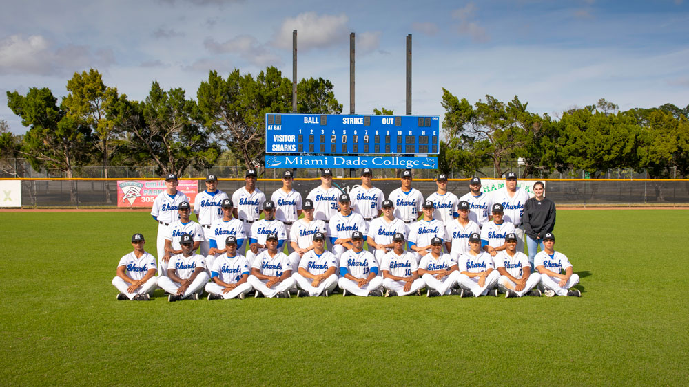 MDC's Sharks baseball team.