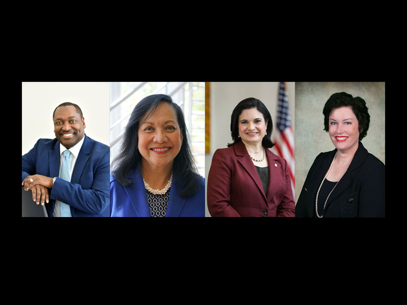 The four finalists in the presidential search.