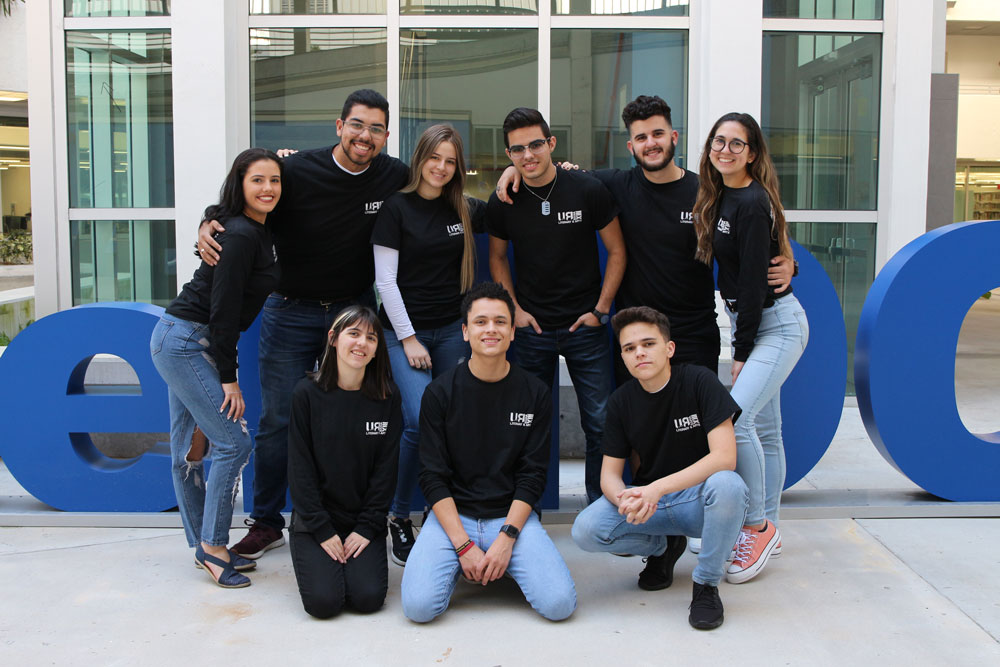 Group picture of the Urbana team.