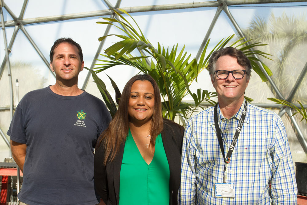 Pictured left-to-right are Gregory Sobel, Gina Duran and Stephen Nesvacil.