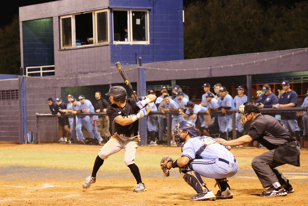 Erick Orbeta at bat.