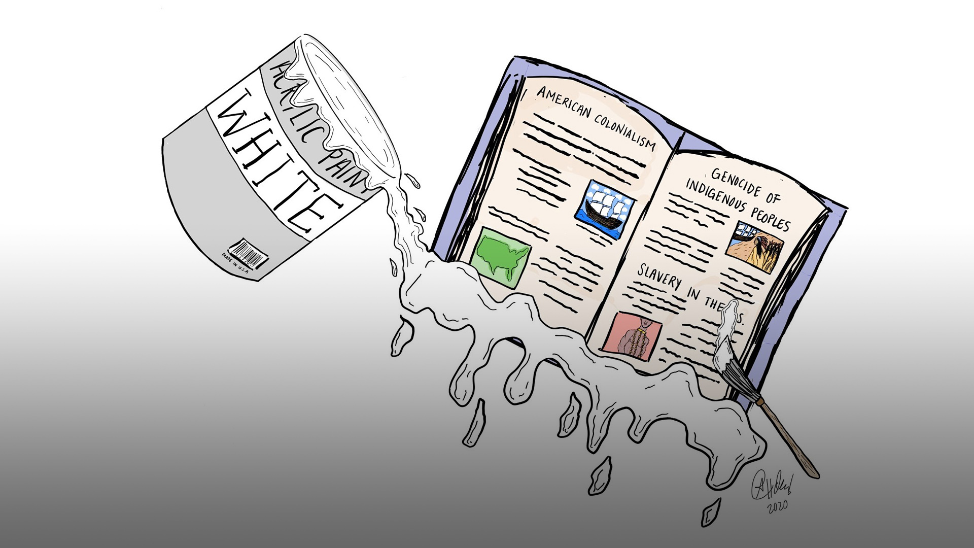 America's educational system is whitewashed.