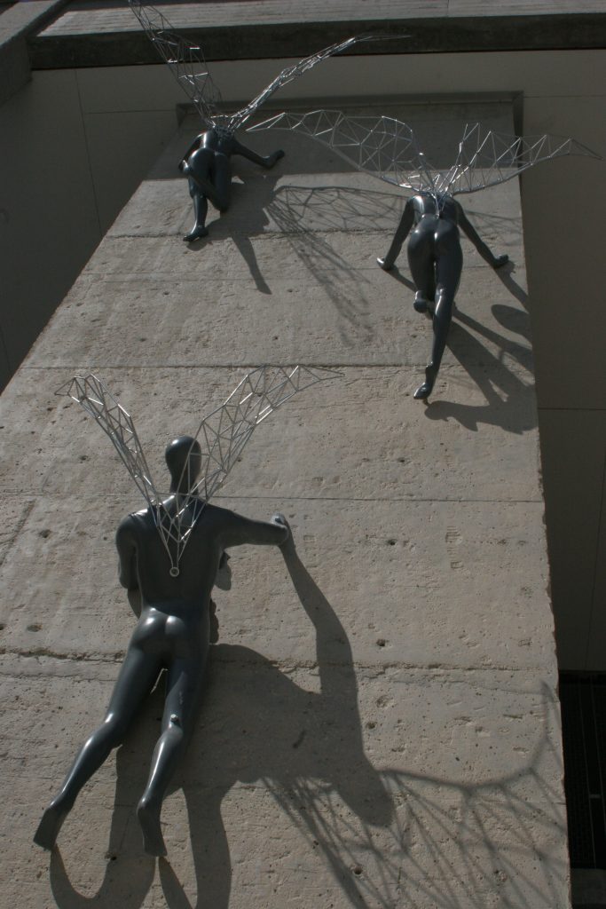 Sculpture by Rafael Consuegra.