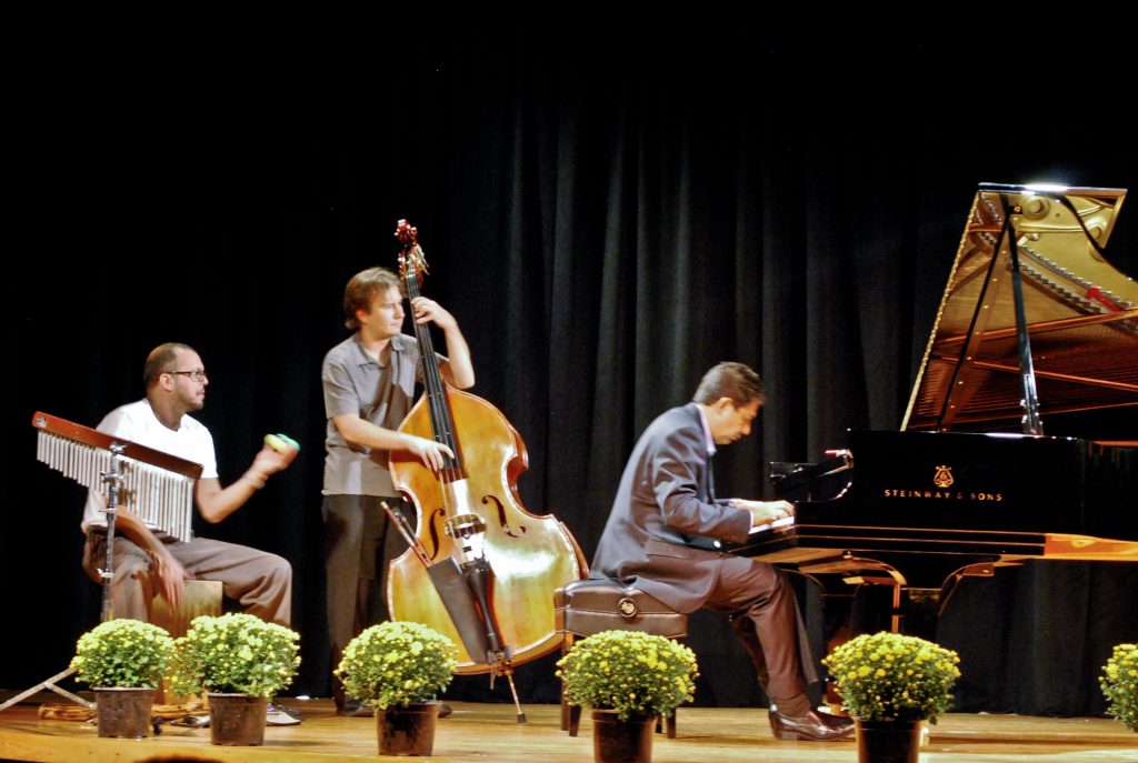Musicians performing at Kendall Campus.