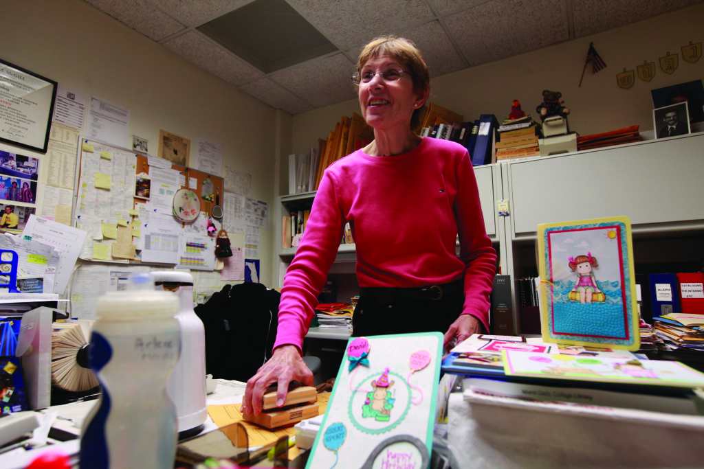 Arlene Merves in her office.