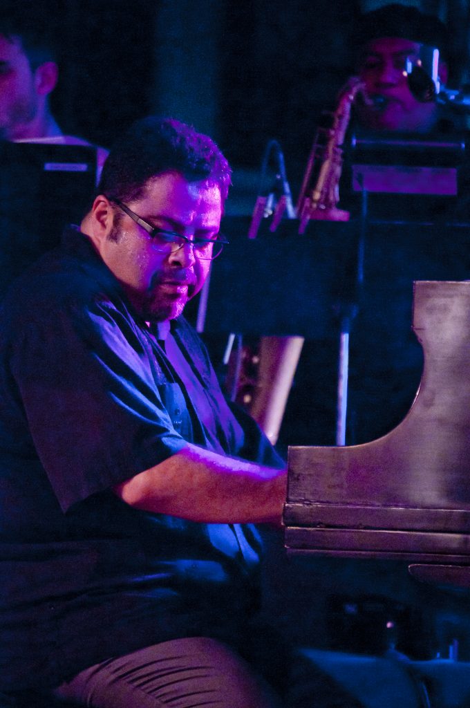 Pianist Arturo O'Farrill performing at Kendall Campus.