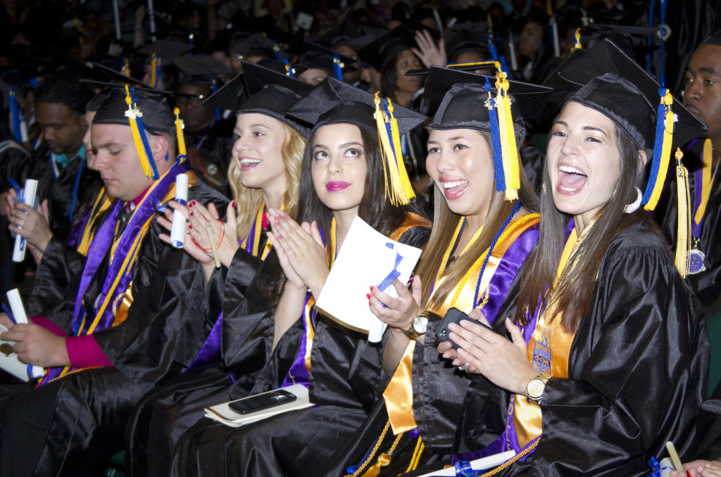 Photo of students at MDC graduation.