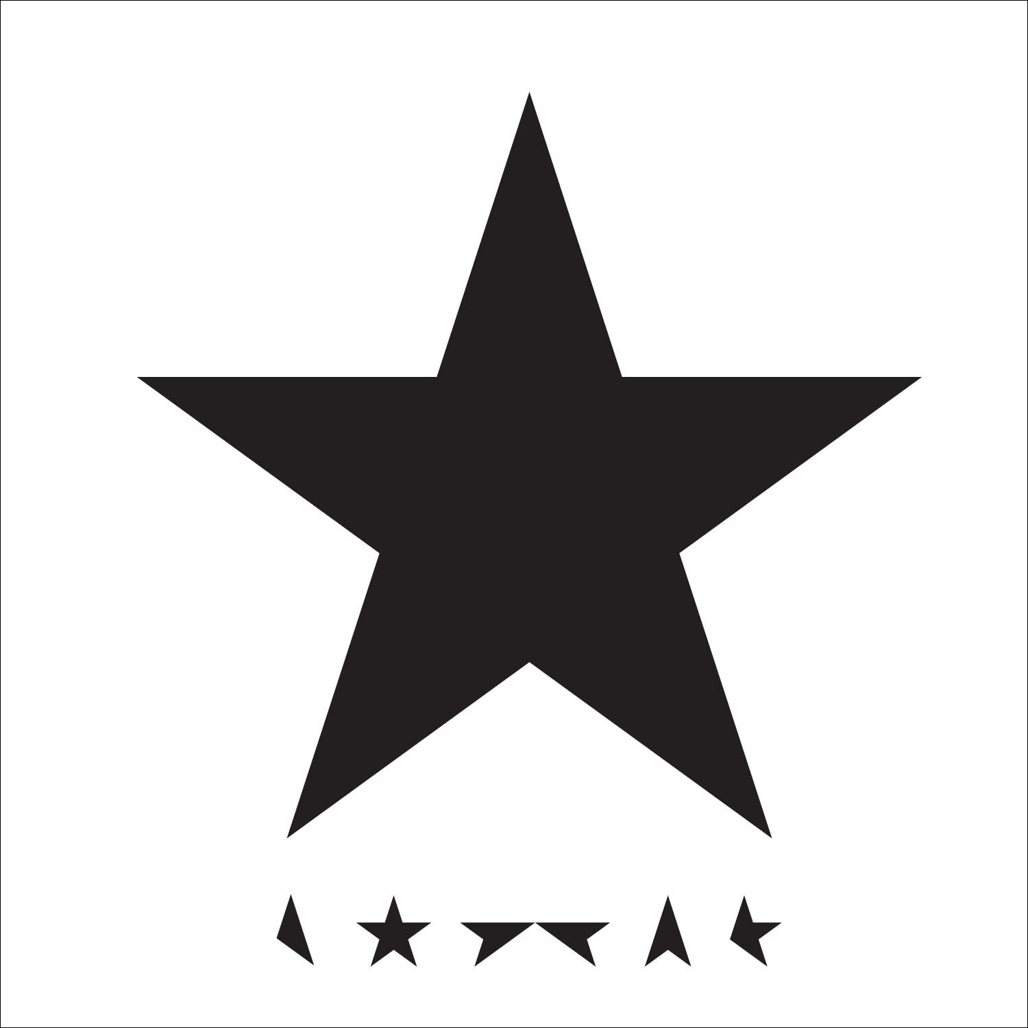 Album cover for Bowie's latest album Blackstar.
