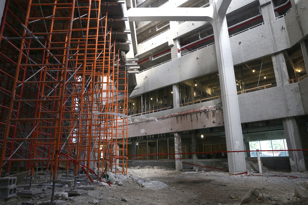 Photo of construction taking place at MDC InterAmerican Campus.