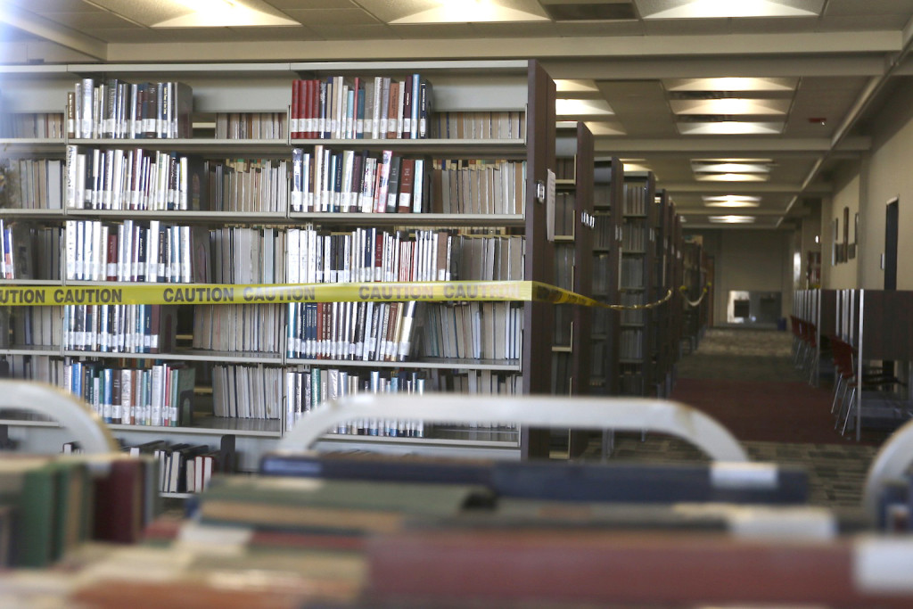 Photo of the interior of one of the libraries at MDC.