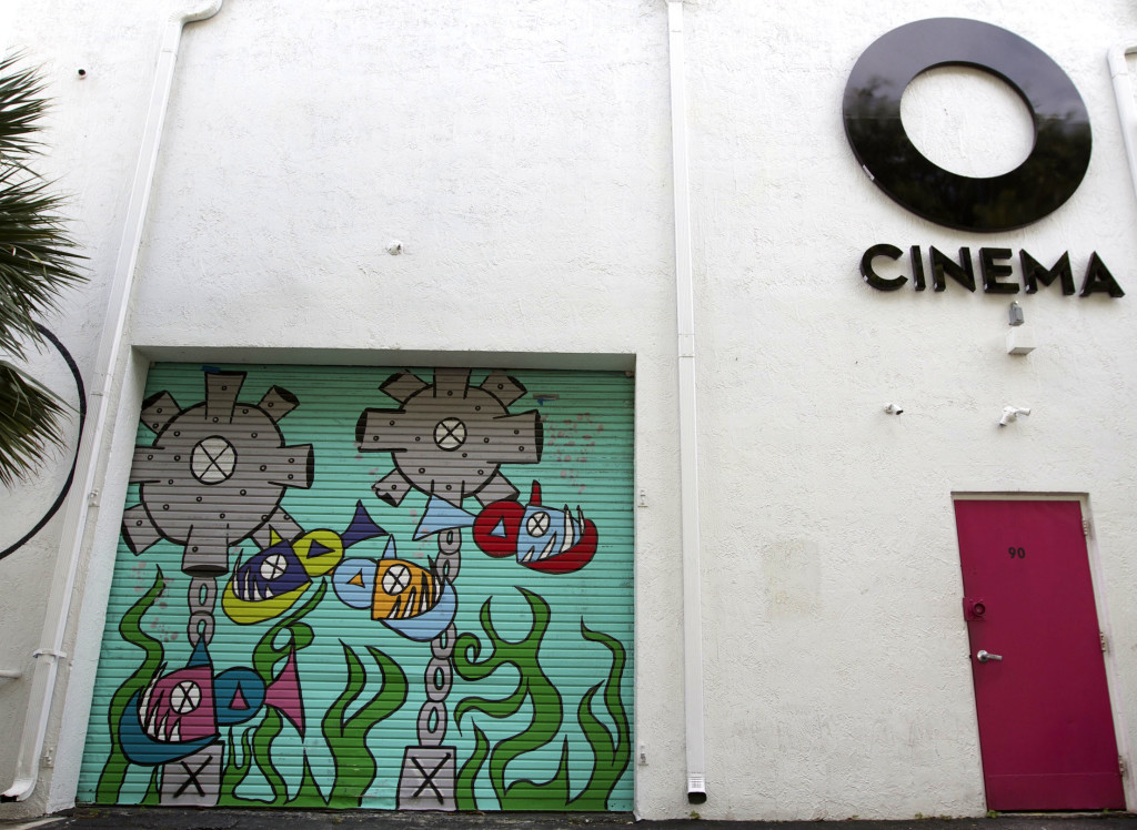 Entrance to O Cinema in Wynwood.