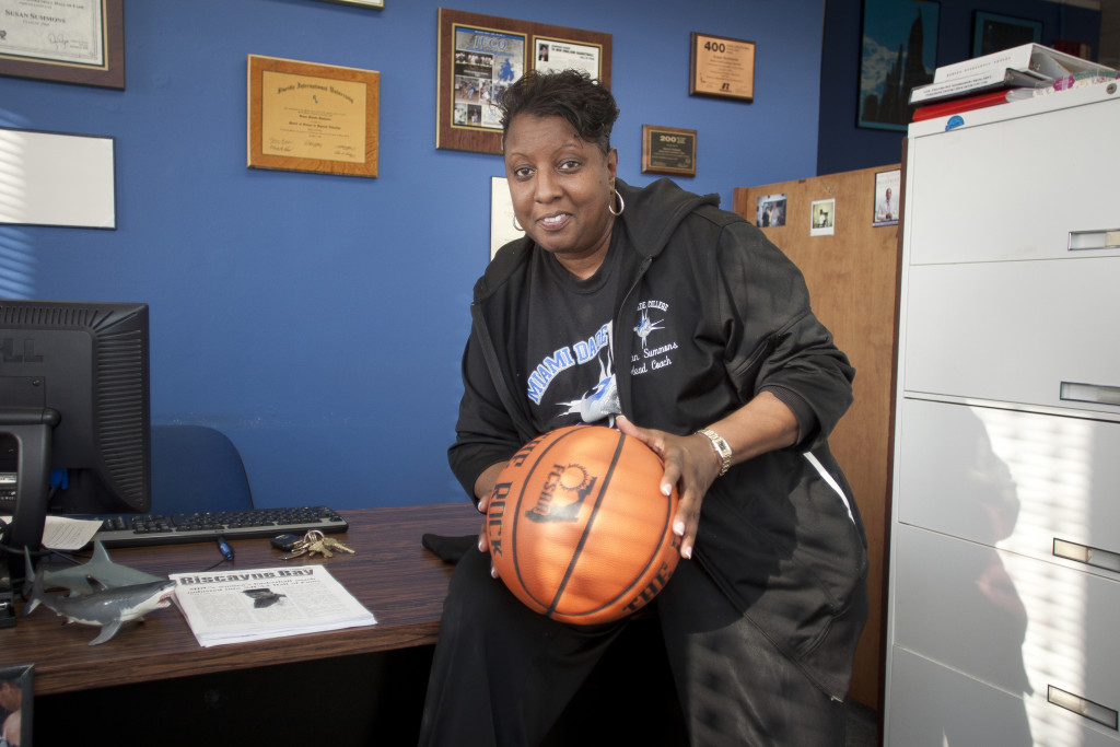 Coach Summons in her office.