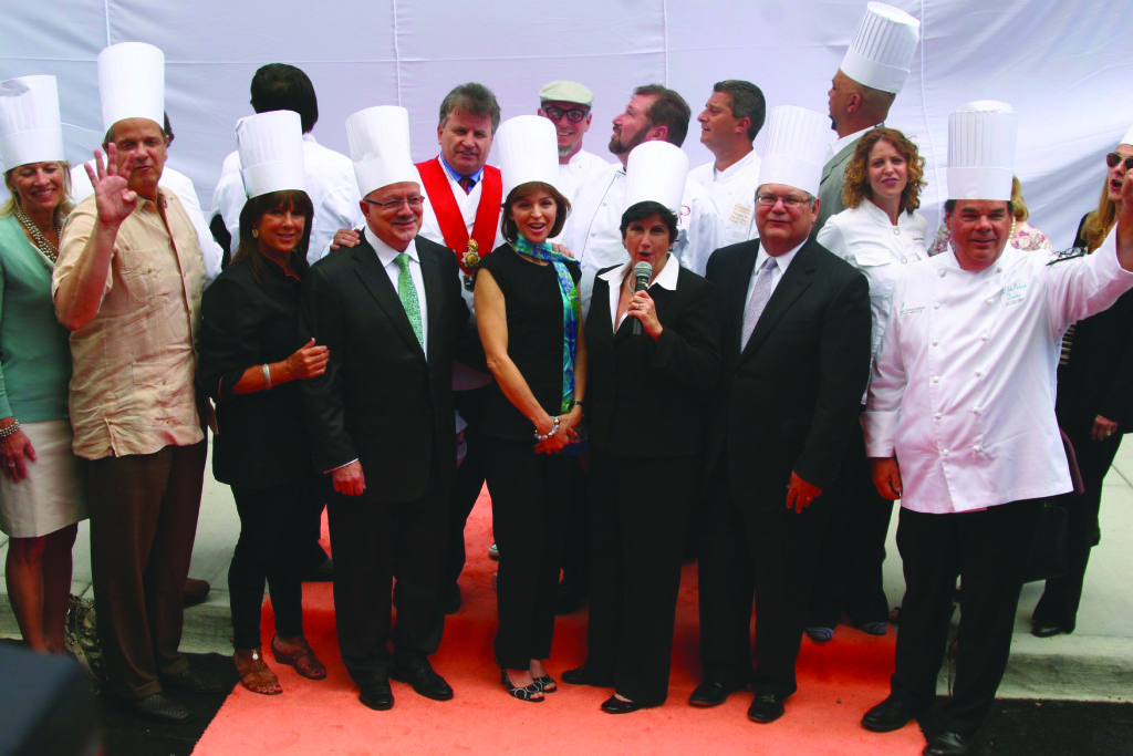 Opening ceremony for the Miami Culinary Institute.