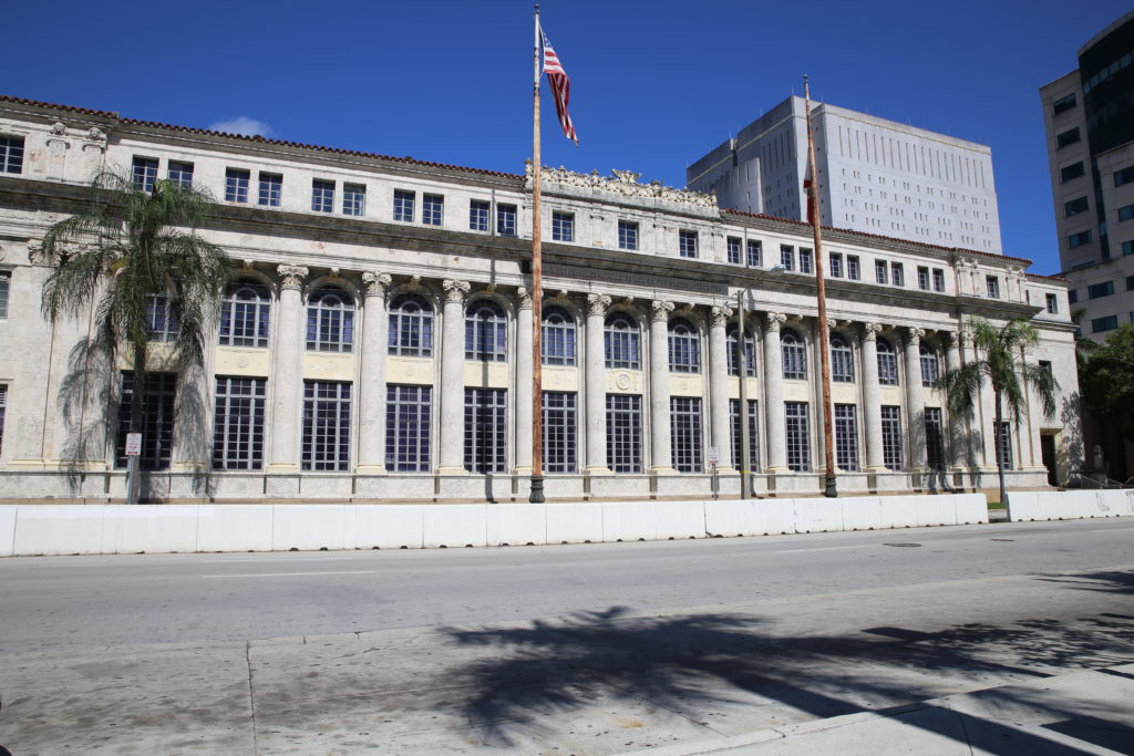 The exterior of the David W. Dyer Federal Building.