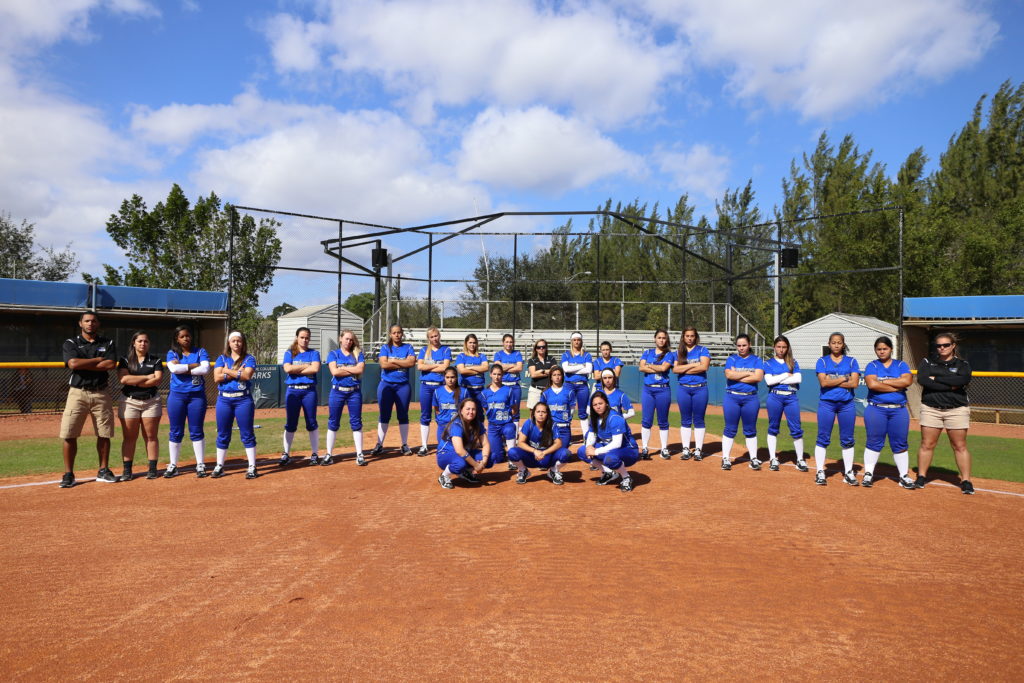 Lady Sharks softball team.