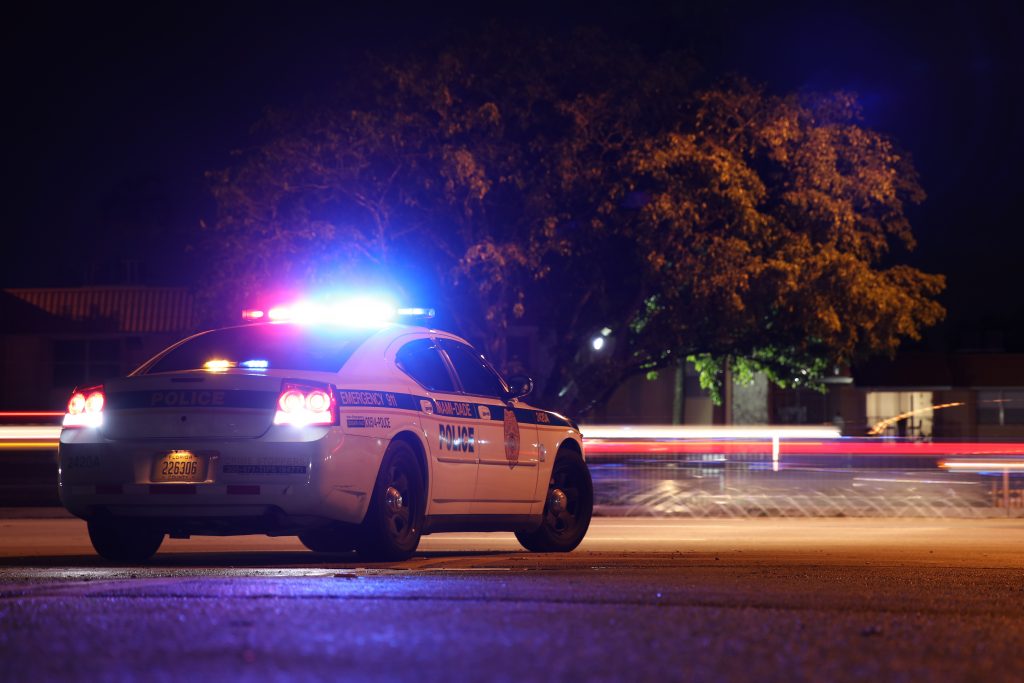 Police Car Watching Kendall Campus