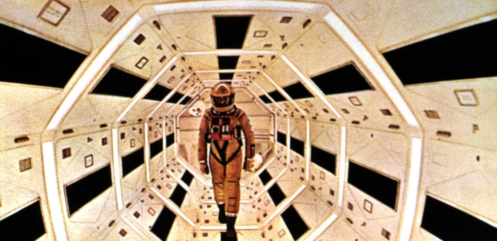 Scene from the movie 2001: A Space Odyssey.