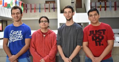 The four MDC students. Robotics