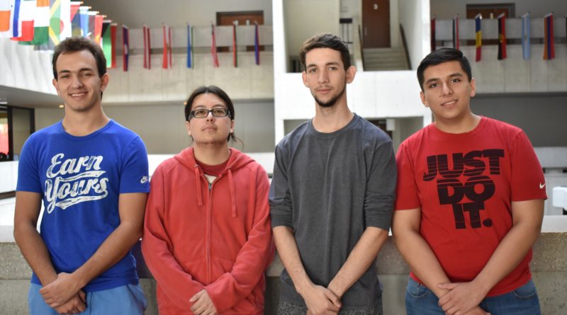 The four MDC students. Robotics