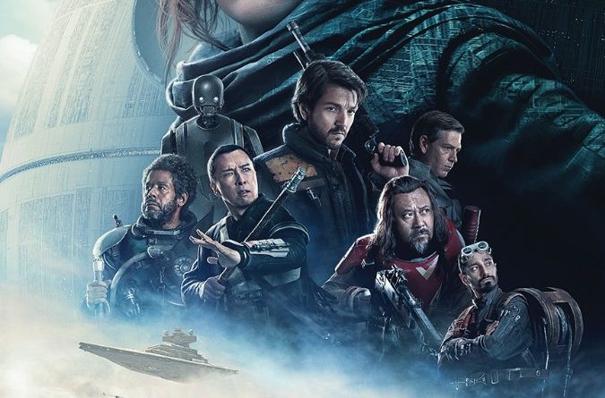 Movie poster for Star Wars Rogue One.