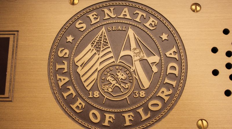 Image of the seal of the Senate of Florida. Senate bill 2