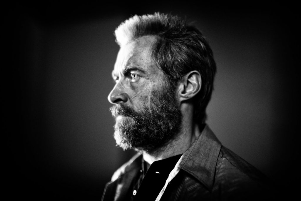 Photo of actor Hugh Jackman as Logan.