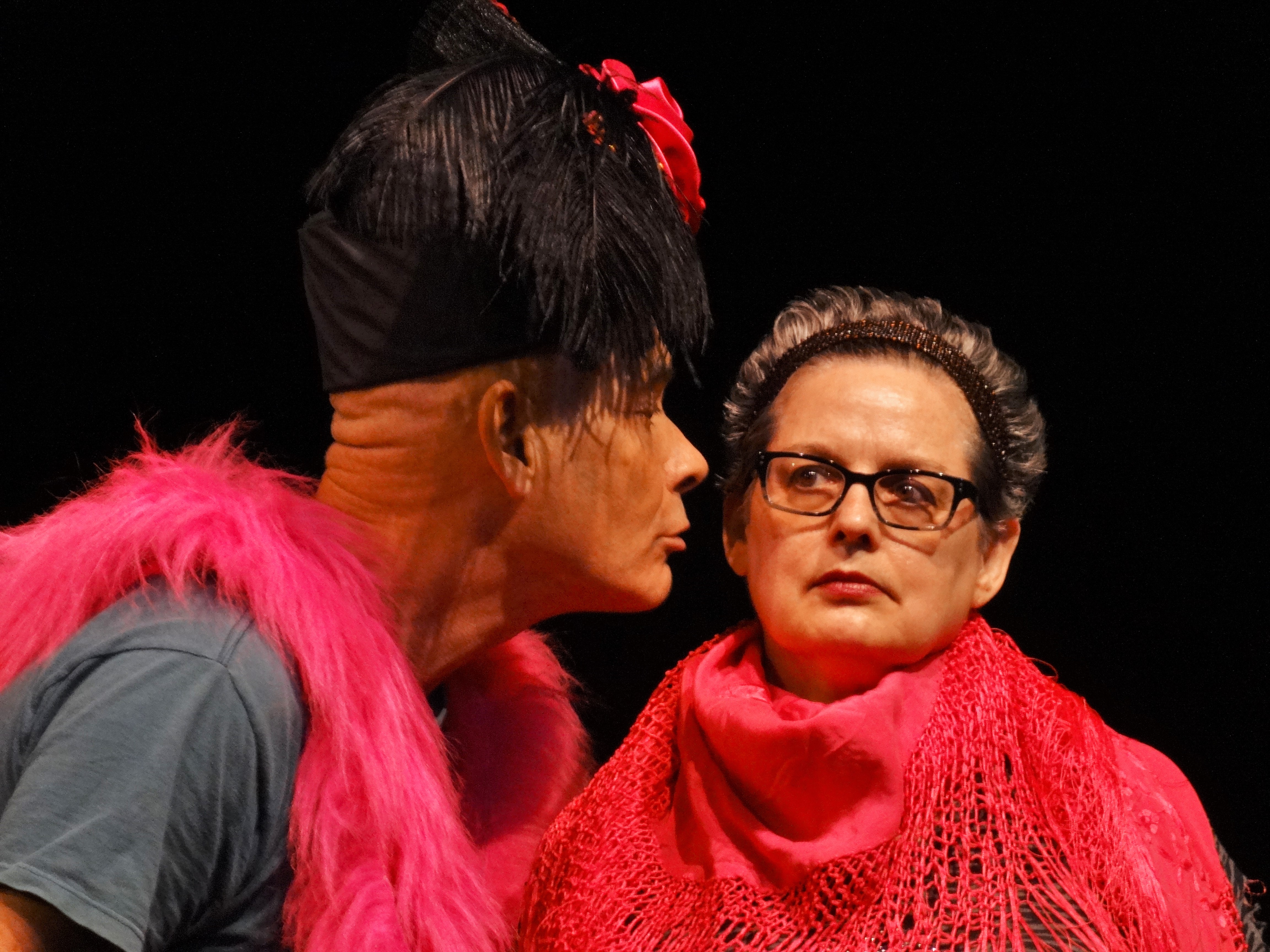 Taylor Ho Bynum and Jill Burton performing during MDC Live Arts Lab.